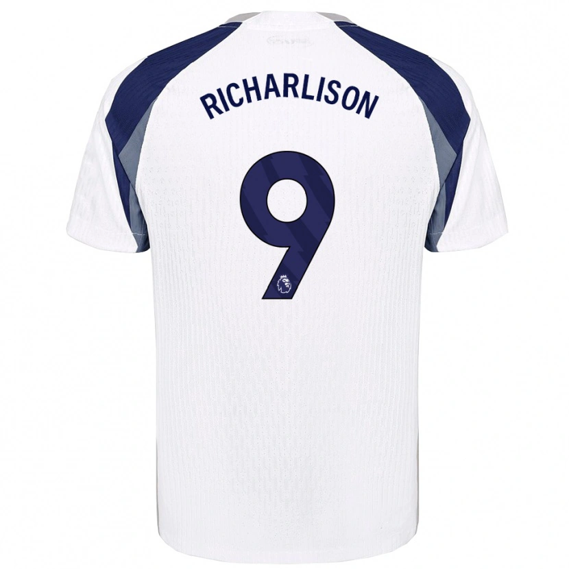 Danxen Herren Richarlison #9 Weiß Marineblau Heimtrikot Trikot 2025/26 T-Shirt Österreich