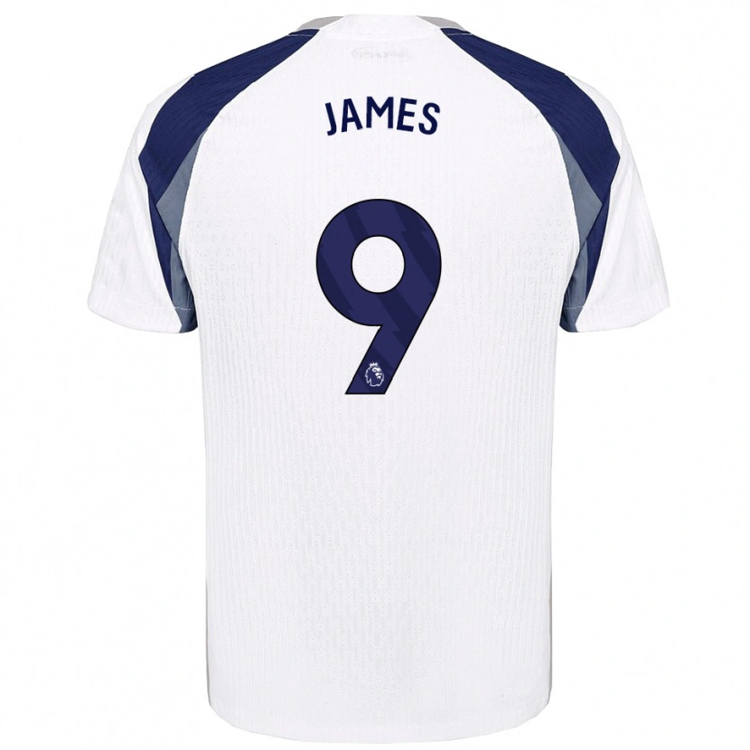 Danxen Herren Herbie James #9 Weiß Marineblau Heimtrikot Trikot 2025/26 T-Shirt Österreich