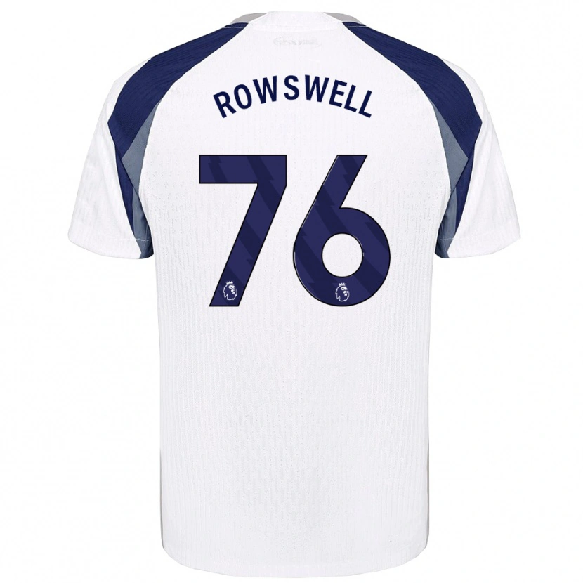 Danxen Herren James Rowswell #76 Weiß Marineblau Heimtrikot Trikot 2025/26 T-Shirt Österreich