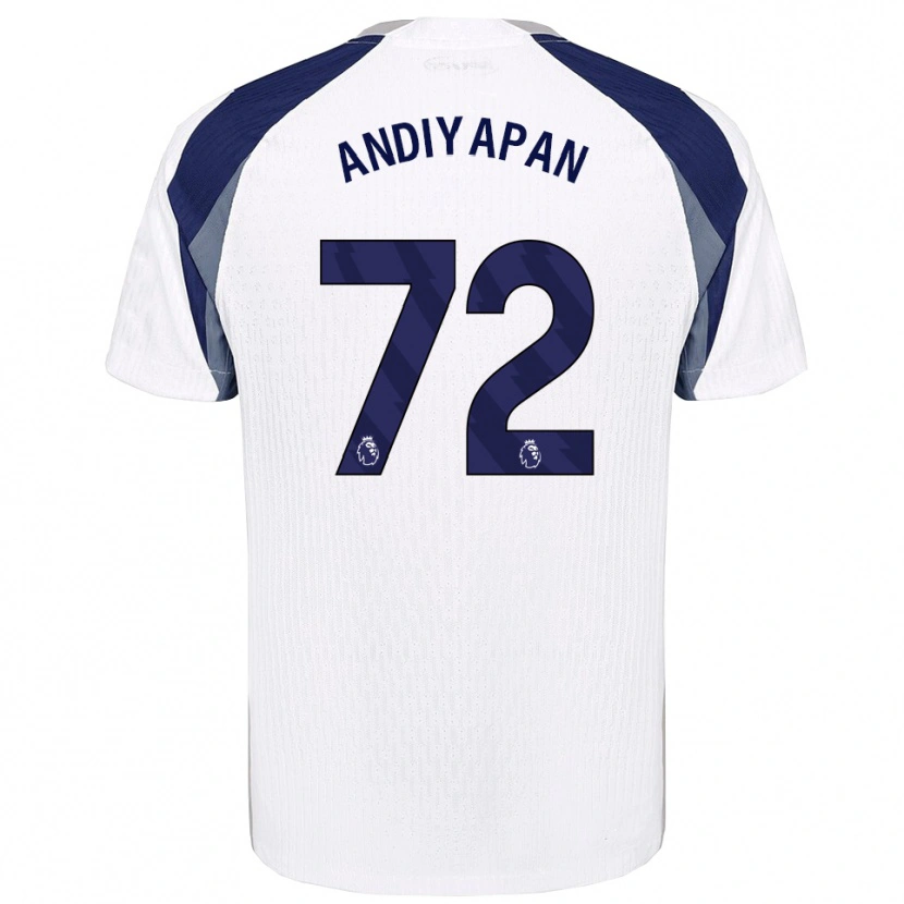 Danxen Herren William Andiyapan #72 Weiß Marineblau Heimtrikot Trikot 2025/26 T-Shirt Österreich