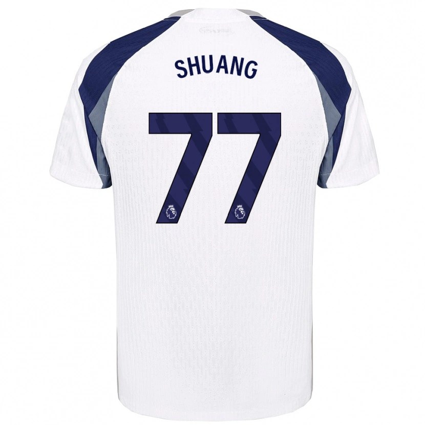 Danxen Herren Wang Shuang #77 Weiß Marineblau Heimtrikot Trikot 2025/26 T-Shirt Österreich