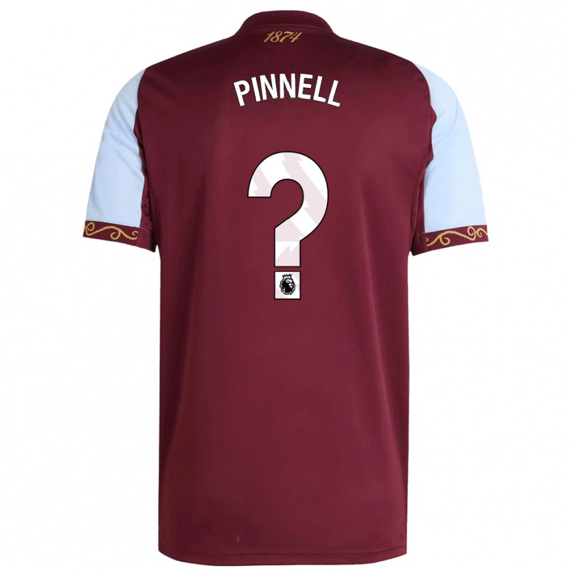 Danxen Herren Harry Pinnell #0 Burgunderrot Himmelblau Heimtrikot Trikot 2025/26 T-Shirt Österreich