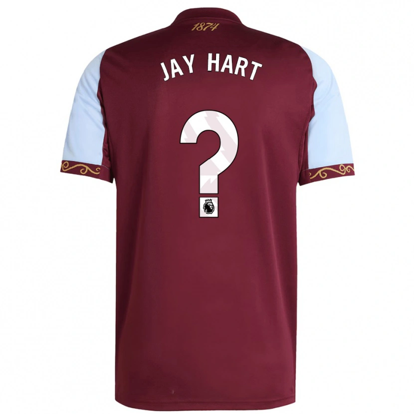 Danxen Herren Taylor Jay Hart #0 Burgunderrot Himmelblau Heimtrikot Trikot 2025/26 T-Shirt Österreich