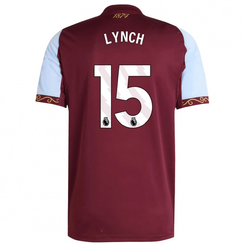 Danxen Herren Luka Lynch #15 Burgunderrot Himmelblau Heimtrikot Trikot 2025/26 T-Shirt Österreich