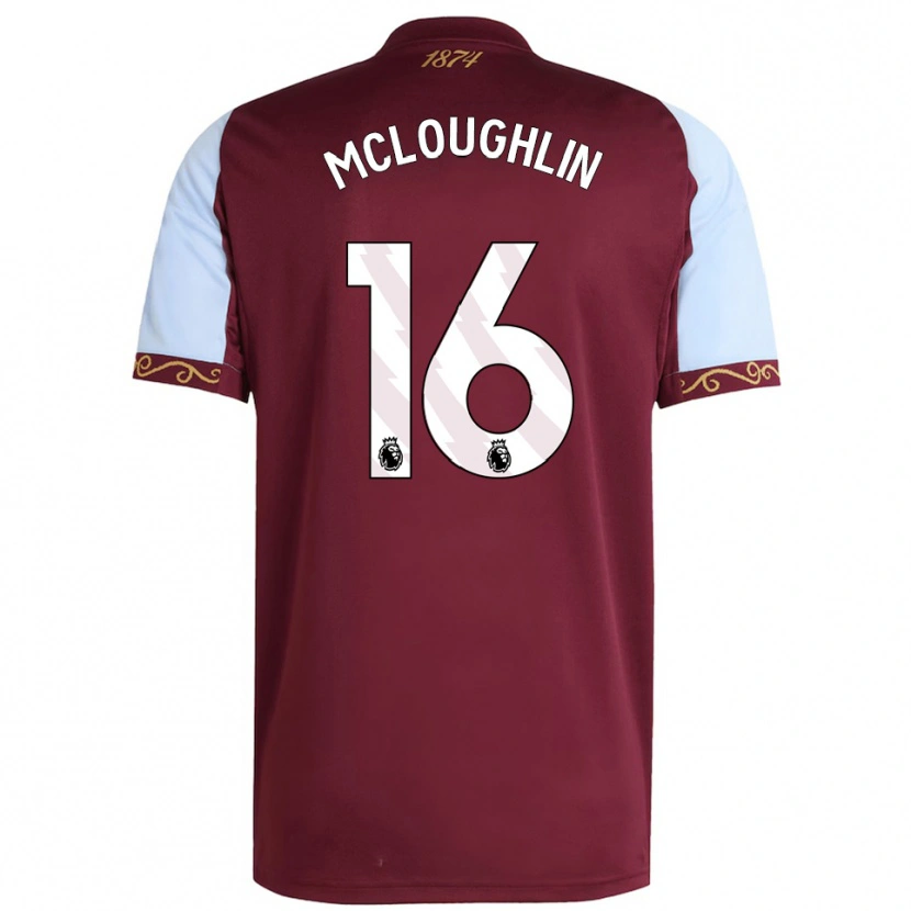 Danxen Herren Olivia Mcloughlin #16 Burgunderrot Himmelblau Heimtrikot Trikot 2025/26 T-Shirt Österreich