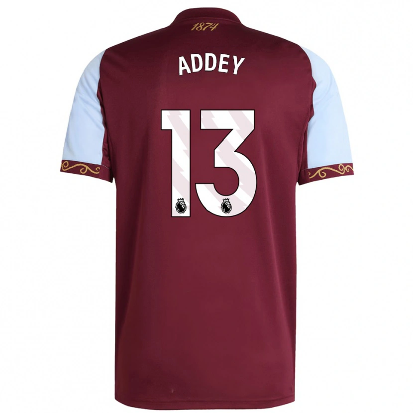 Danxen Herren Farid Addey #13 Burgunderrot Himmelblau Heimtrikot Trikot 2025/26 T-Shirt Österreich