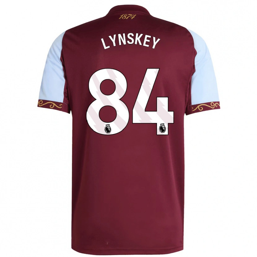 Danxen Herren Alfie Lynskey #84 Burgunderrot Himmelblau Heimtrikot Trikot 2025/26 T-Shirt Österreich