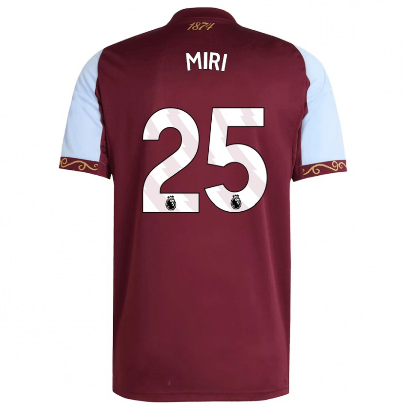 Danxen Herren Miri Taylor #25 Burgunderrot Himmelblau Heimtrikot Trikot 2025/26 T-Shirt Österreich
