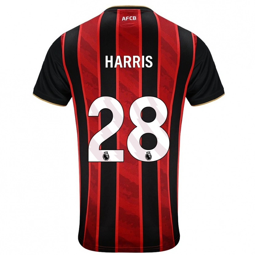 Danxen Herren Charlotte Harris #28 Rot Schwarz Heimtrikot Trikot 2025/26 T-Shirt Österreich