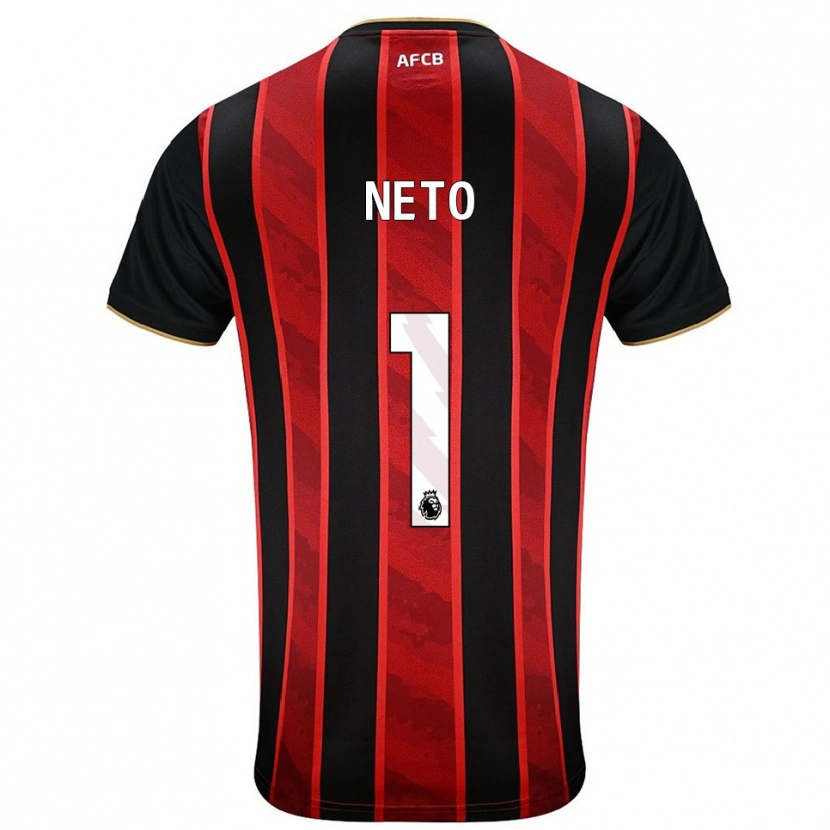 Danxen Herren Neto #1 Rot Schwarz Heimtrikot Trikot 2025/26 T-Shirt Österreich