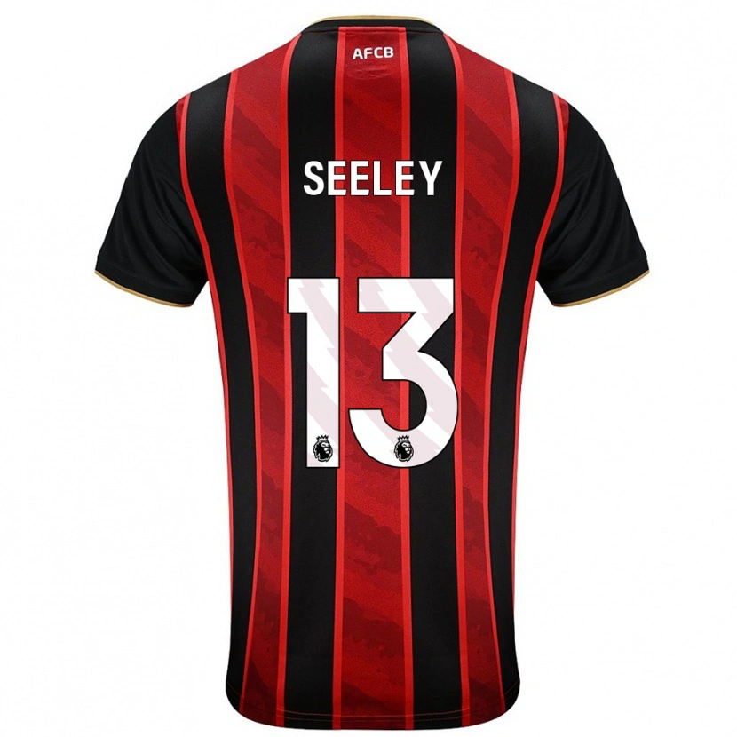 Danxen Herren Will Seeley #13 Rot Schwarz Heimtrikot Trikot 2025/26 T-Shirt Österreich