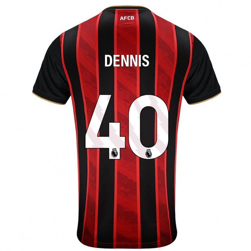 Danxen Herren Will Dennis #40 Rot Schwarz Heimtrikot Trikot 2025/26 T-Shirt Österreich