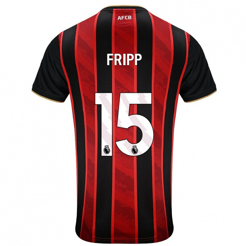 Danxen Herren Kelly Fripp #15 Rot Schwarz Heimtrikot Trikot 2025/26 T-Shirt Österreich