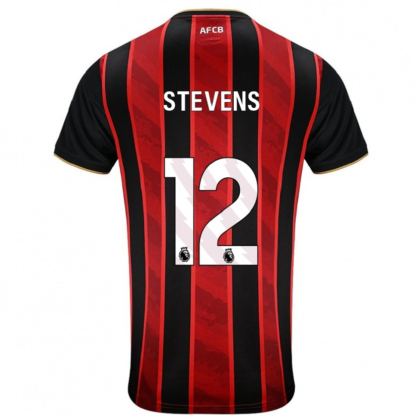 Danxen Herren Charlie Stevens #12 Rot Schwarz Heimtrikot Trikot 2025/26 T-Shirt Österreich