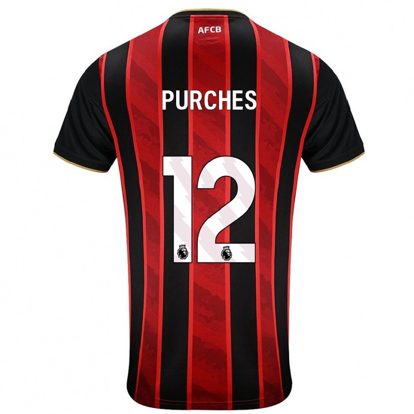 Danxen Herren Ben Purches #12 Rot Schwarz Heimtrikot Trikot 2025/26 T-Shirt Österreich