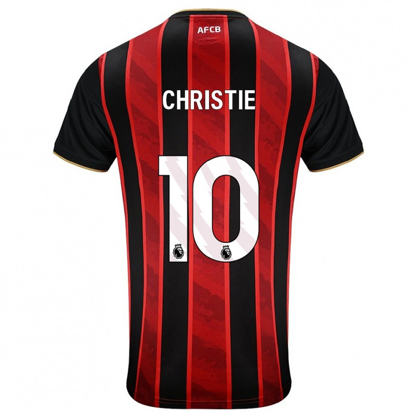 Danxen Herren Ryan Christie #10 Rot Schwarz Heimtrikot Trikot 2025/26 T-Shirt Österreich