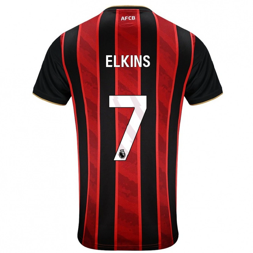 Danxen Herren Elle Elkins #7 Rot Schwarz Heimtrikot Trikot 2025/26 T-Shirt Österreich