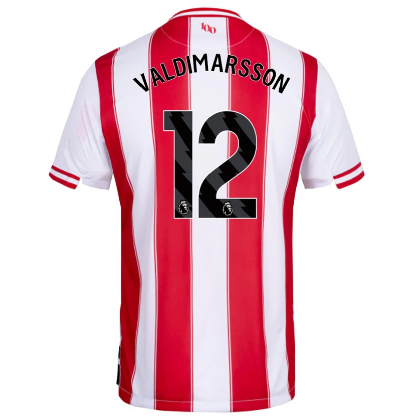 Danxen Herren Hákon Rafn Valdimarsson #12 Rot Weiß Heimtrikot Trikot 2025/26 T-Shirt Österreich