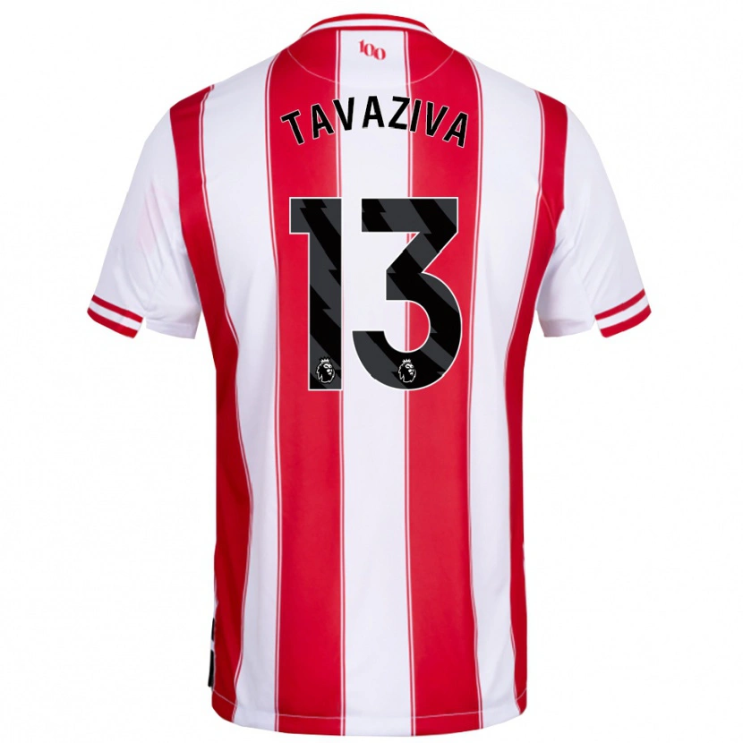 Danxen Herren Marley Tavaziva #13 Rot Weiß Heimtrikot Trikot 2025/26 T-Shirt Österreich