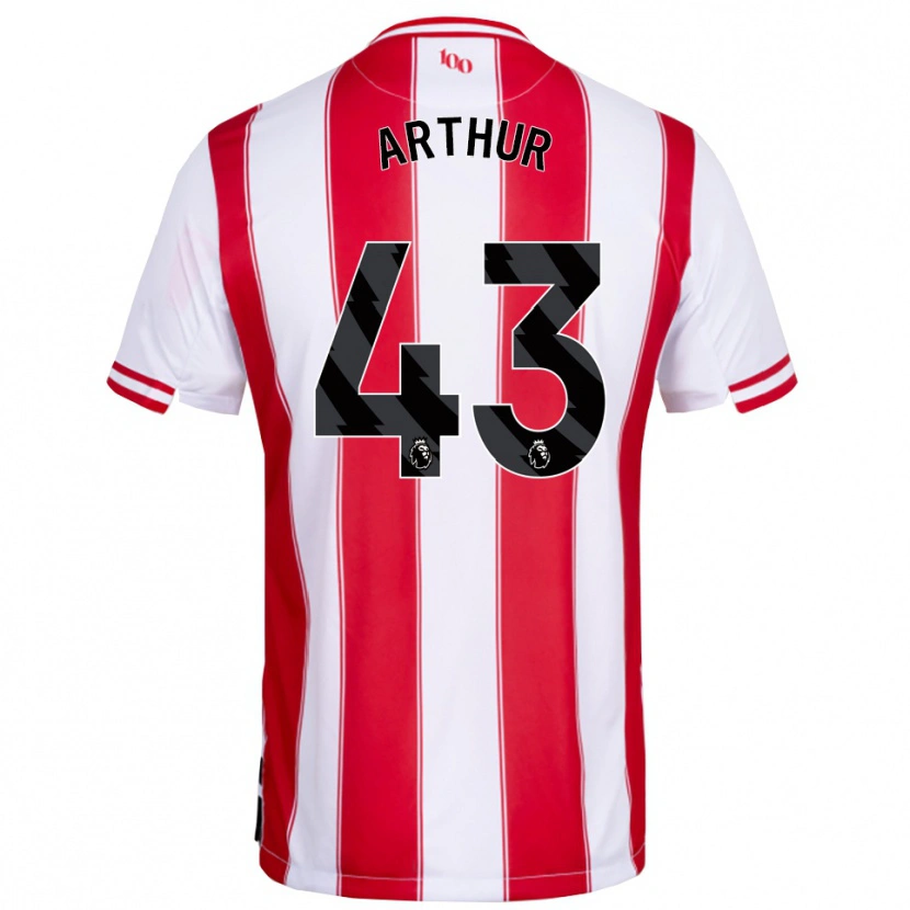 Danxen Herren Benjamin Arthur #43 Rot Weiß Heimtrikot Trikot 2025/26 T-Shirt Österreich