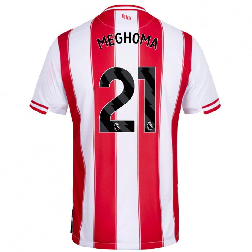 Danxen Herren Jayden Meghoma #21 Rot Weiß Heimtrikot Trikot 2025/26 T-Shirt Österreich