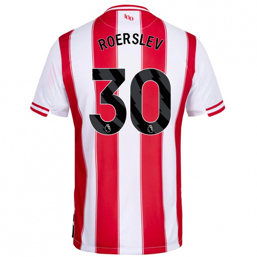 Danxen Herren Mads Roerslev #30 Rot Weiß Heimtrikot Trikot 2025/26 T-Shirt Österreich