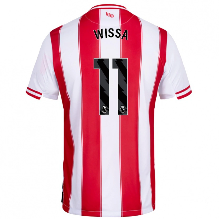 Danxen Herren Yoane Wissa #11 Rot Weiß Heimtrikot Trikot 2025/26 T-Shirt Österreich