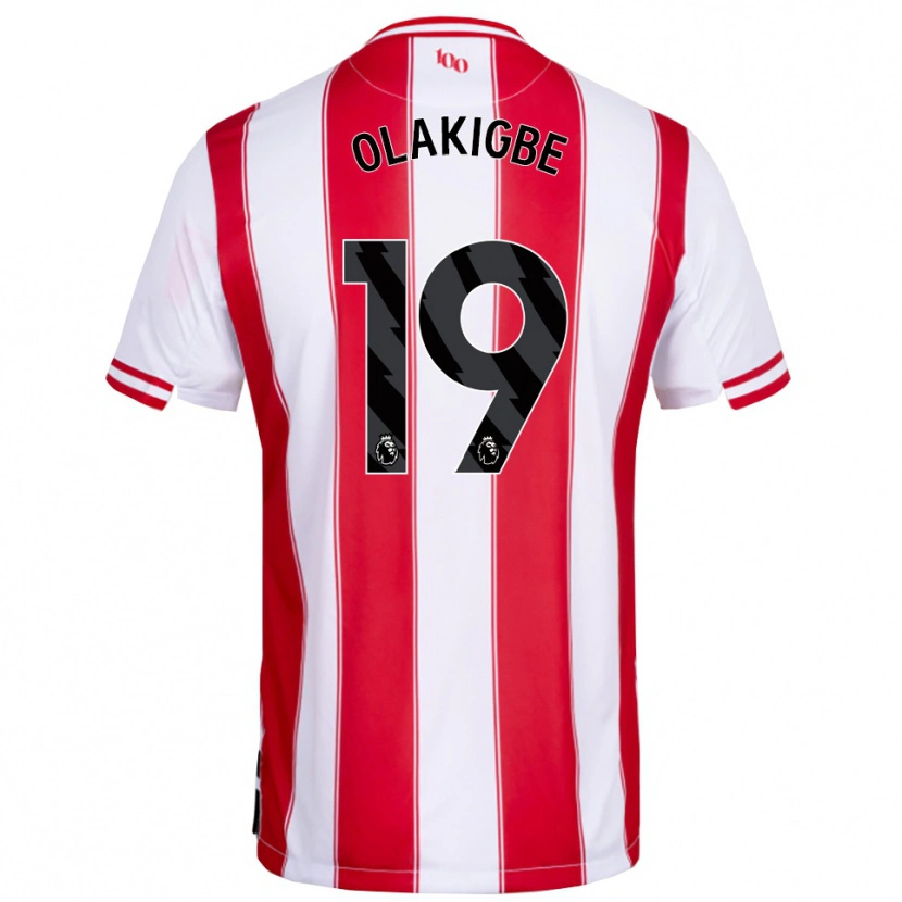 Danxen Herren Michael Olakigbe #19 Rot Weiß Heimtrikot Trikot 2025/26 T-Shirt Österreich