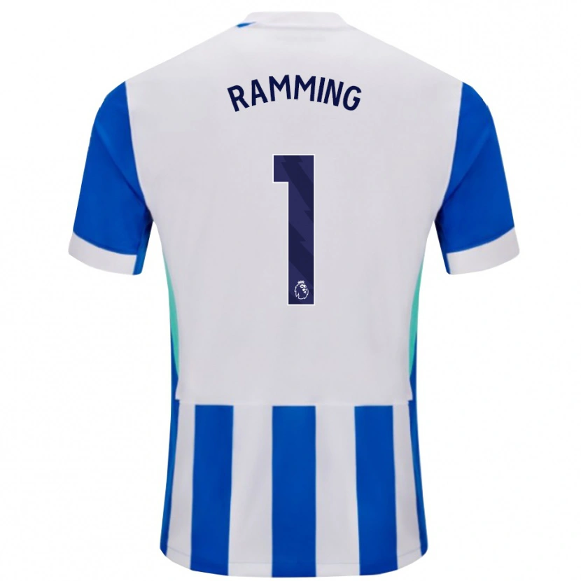Danxen Herren Nils Ramming #1 Blau Weiß Heimtrikot Trikot 2025/26 T-Shirt Österreich