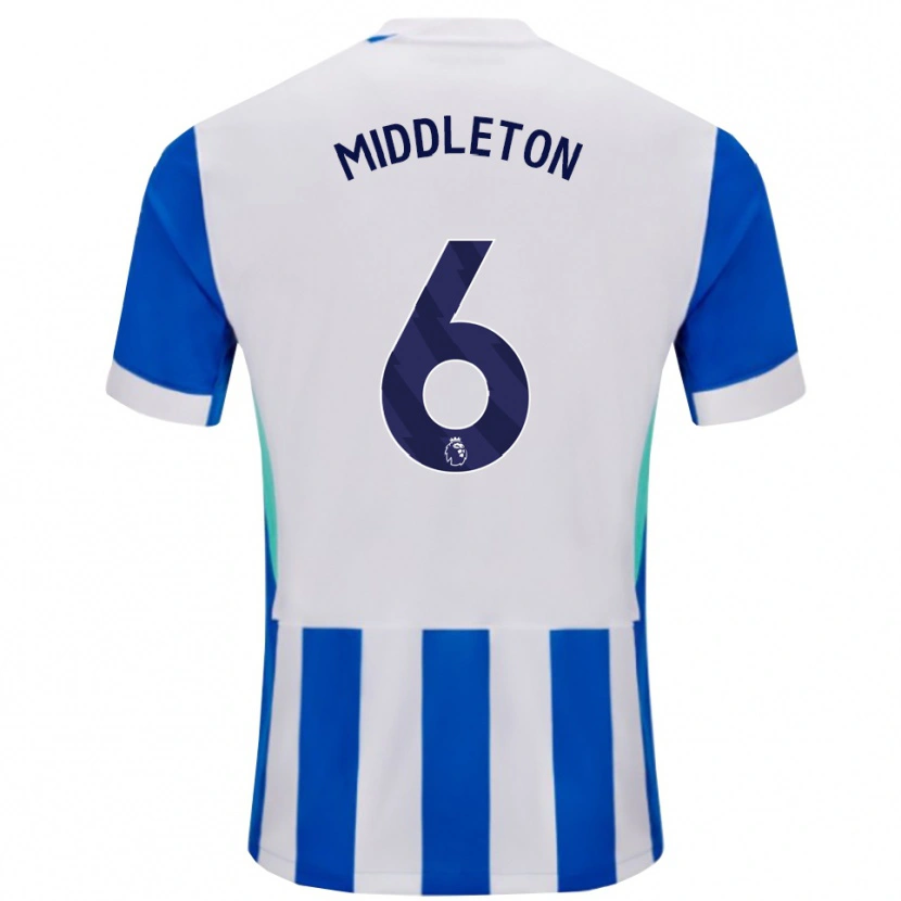 Danxen Herren Jesse Middleton #6 Blau Weiß Heimtrikot Trikot 2025/26 T-Shirt Österreich