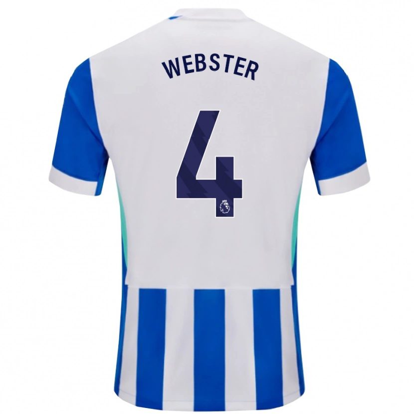Danxen Herren Adam Webster #4 Blau Weiß Heimtrikot Trikot 2025/26 T-Shirt Österreich