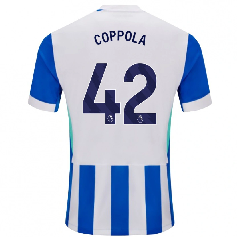 Danxen Herren Diego Coppola #42 Blau Weiß Heimtrikot Trikot 2025/26 T-Shirt Österreich