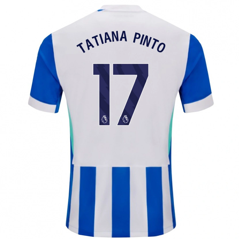 Danxen Herren Tatiana Vanessa Ferreira Pinto #17 Blau Weiß Heimtrikot Trikot 2025/26 T-Shirt Österreich
