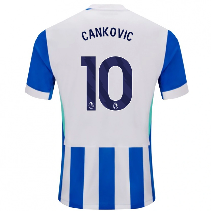 Danxen Herren Jelena Čanković #10 Blau Weiß Heimtrikot Trikot 2025/26 T-Shirt Österreich
