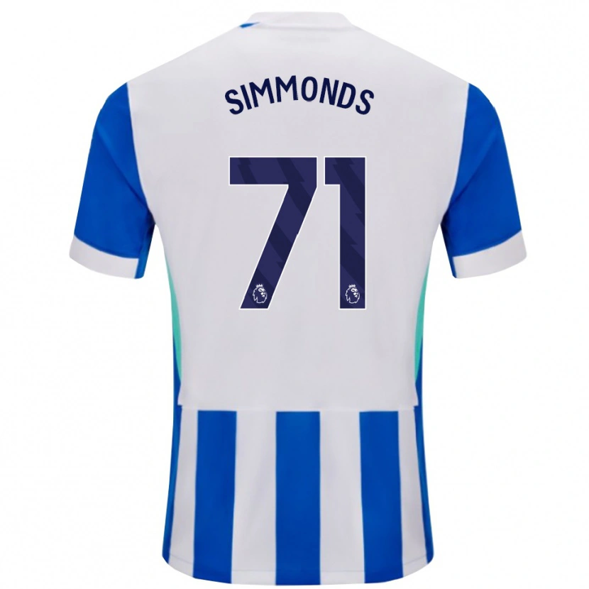 Danxen Herren Freddie Simmonds #71 Blau Weiß Heimtrikot Trikot 2025/26 T-Shirt Österreich