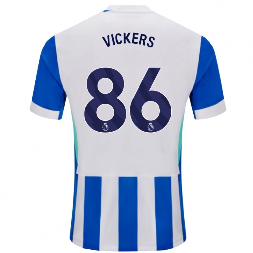 Danxen Herren Jacob Vickers #86 Blau Weiß Heimtrikot Trikot 2025/26 T-Shirt Österreich