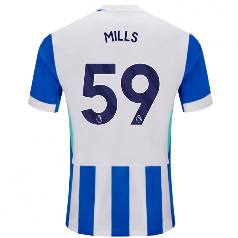 Danxen Herren Harry Mills #59 Blau Weiß Heimtrikot Trikot 2025/26 T-Shirt Österreich