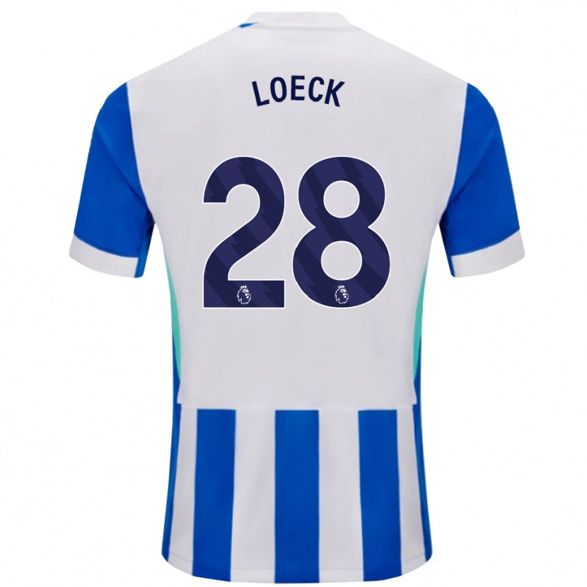 Danxen Herren Melina Loeck #28 Blau Weiß Heimtrikot Trikot 2025/26 T-Shirt Österreich