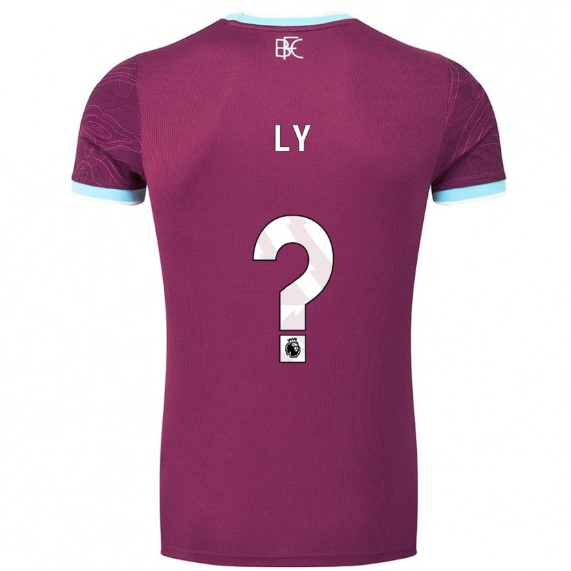 Danxen Herren Brandon Ly #0 Burgunderrot Himmelblau Heimtrikot Trikot 2025/26 T-Shirt Österreich