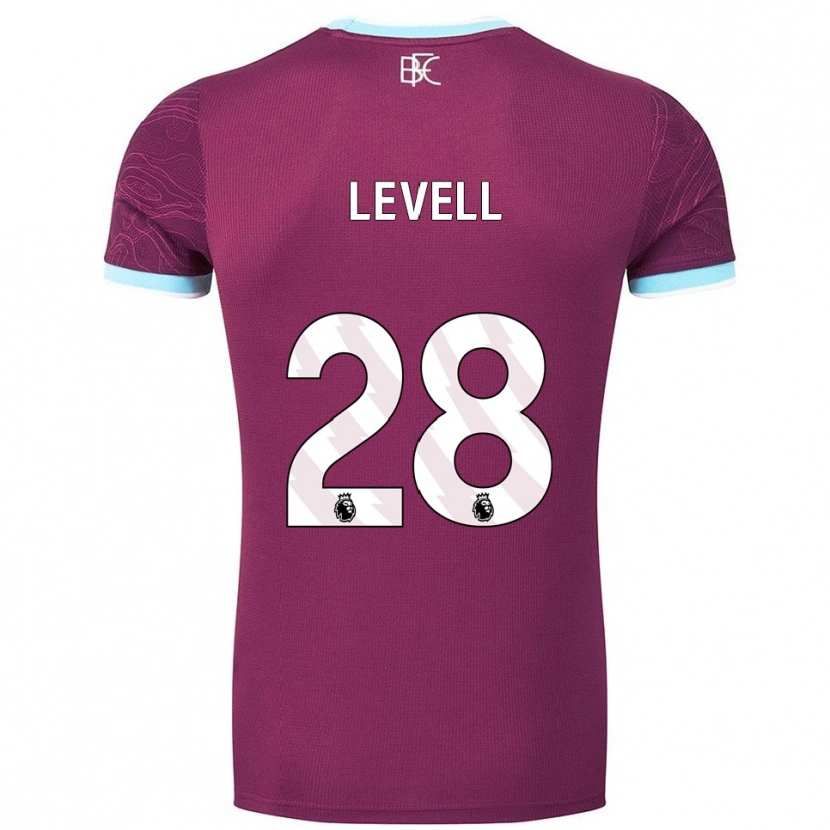 Danxen Herren Kirstie Levell #28 Burgunderrot Himmelblau Heimtrikot Trikot 2025/26 T-Shirt Österreich