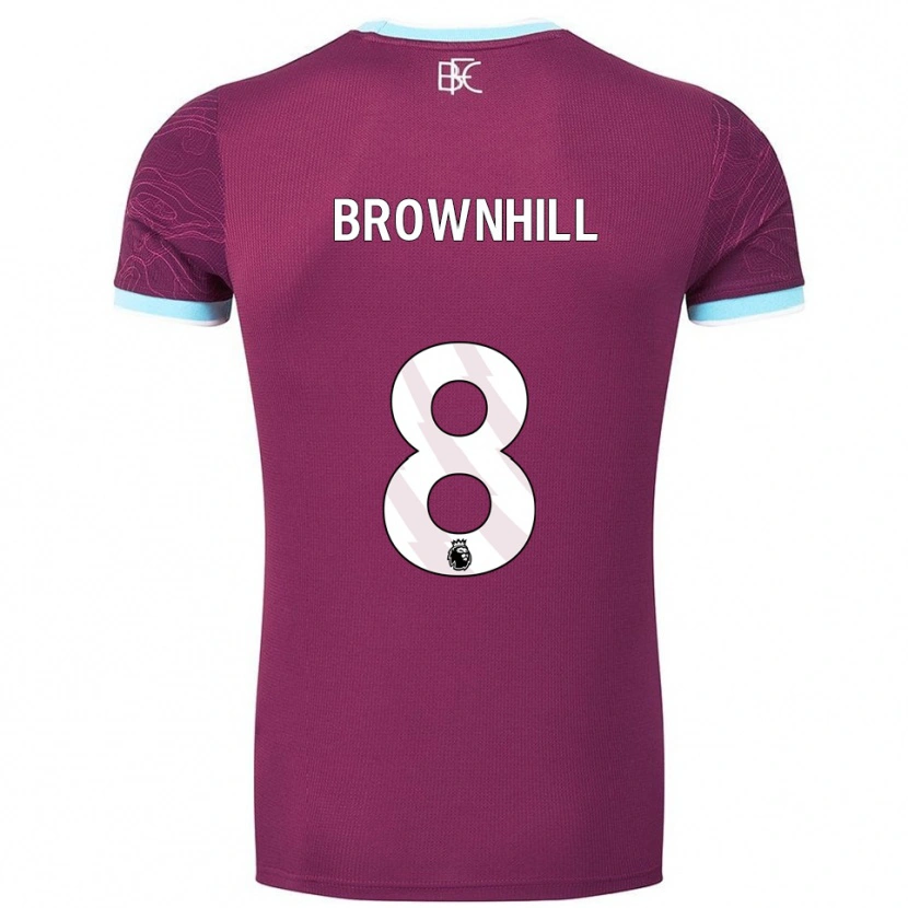 Danxen Herren Josh Brownhill #8 Burgunderrot Himmelblau Heimtrikot Trikot 2025/26 T-Shirt Österreich