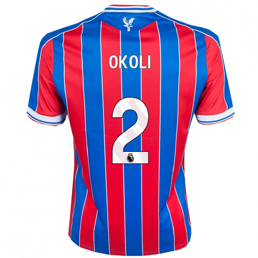 Danxen Herren Chuks Okoli #2 Blau Rot Weiß Heimtrikot Trikot 2025/26 T-Shirt Österreich