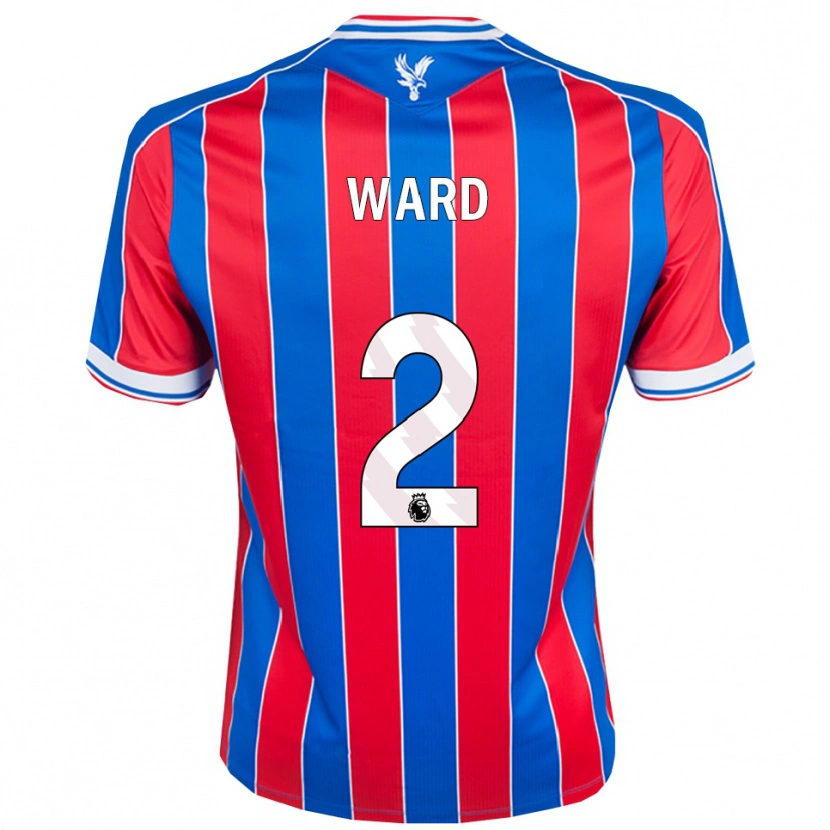 Danxen Herren Joel Ward #2 Blau Rot Weiß Heimtrikot Trikot 2025/26 T-Shirt Österreich