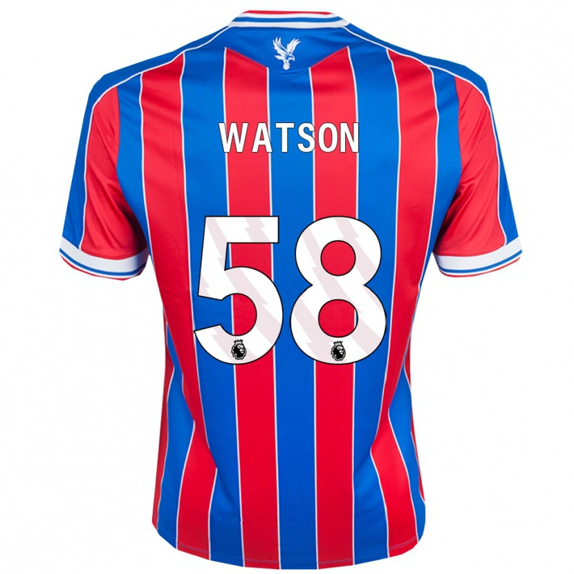 Danxen Herren Noah Watson #58 Blau Rot Weiß Heimtrikot Trikot 2025/26 T-Shirt Österreich