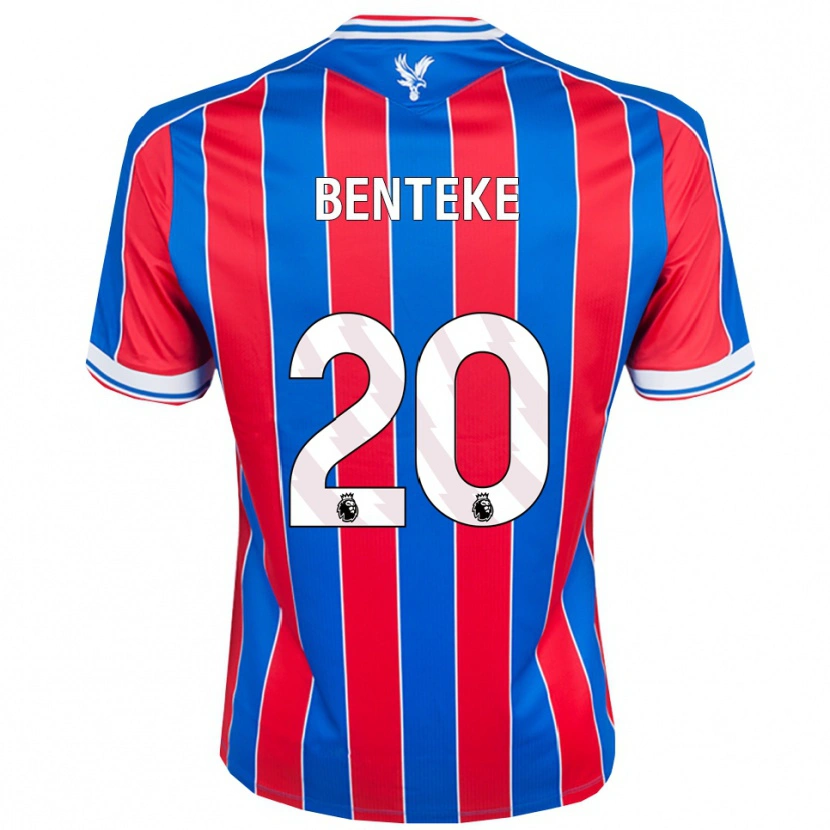 Danxen Herren Christian Benteke #20 Blau Rot Weiß Heimtrikot Trikot 2025/26 T-Shirt Österreich