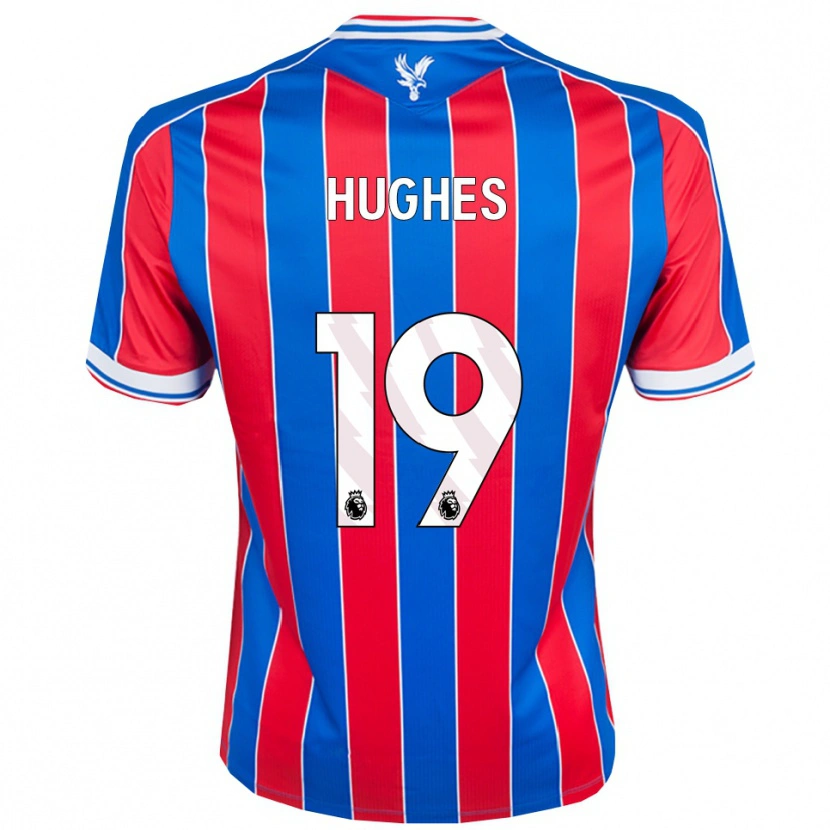 Danxen Herren Will Hughes #19 Blau Rot Weiß Heimtrikot Trikot 2025/26 T-Shirt Österreich