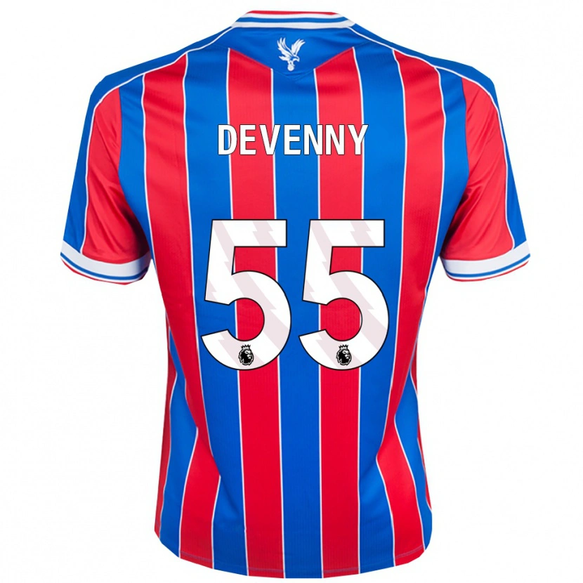 Danxen Herren Justin Devenny #55 Blau Rot Weiß Heimtrikot Trikot 2025/26 T-Shirt Österreich