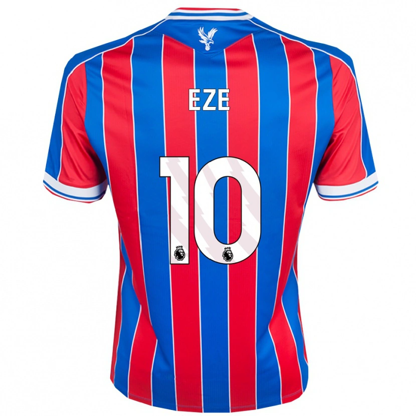 Danxen Herren Eberechi Eze #10 Blau Rot Weiß Heimtrikot Trikot 2025/26 T-Shirt Österreich