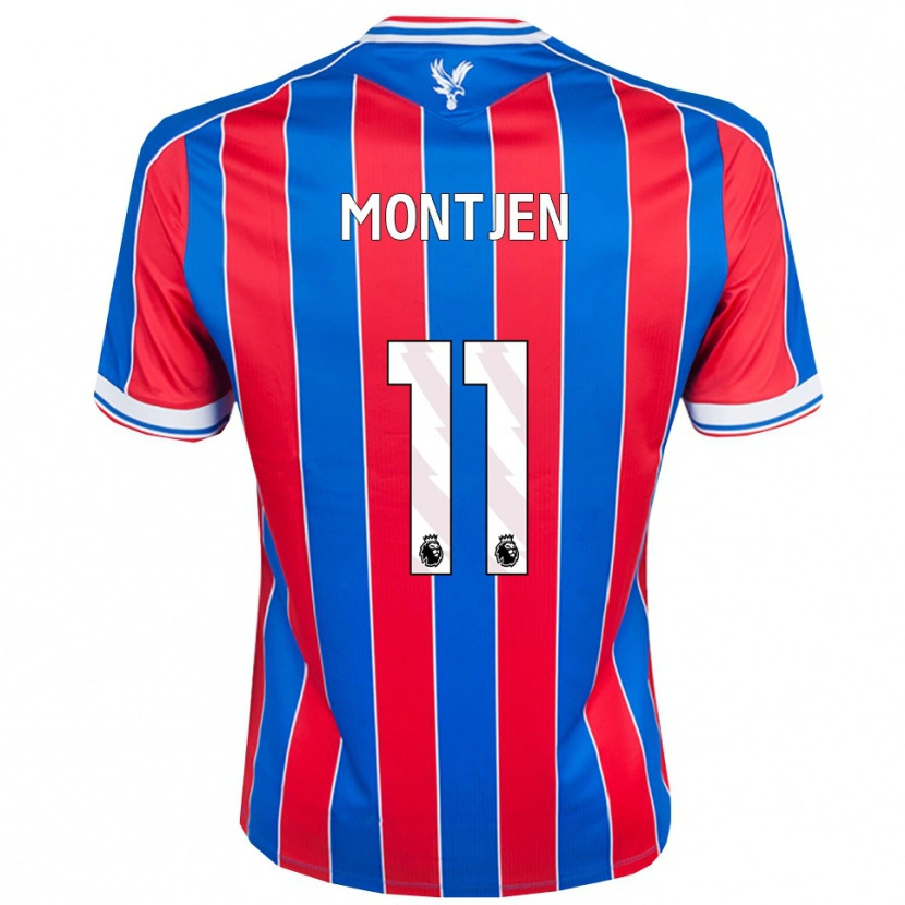 Danxen Herren David Montjen #11 Blau Rot Weiß Heimtrikot Trikot 2025/26 T-Shirt Österreich