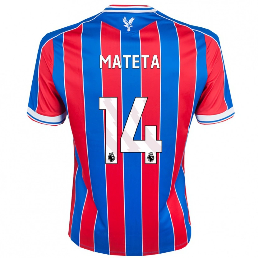 Danxen Herren Jean-Philippe Mateta #14 Blau Rot Weiß Heimtrikot Trikot 2025/26 T-Shirt Österreich